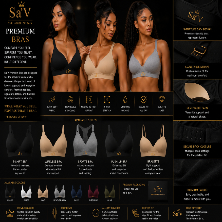 Sa'V Premium Bra Collection