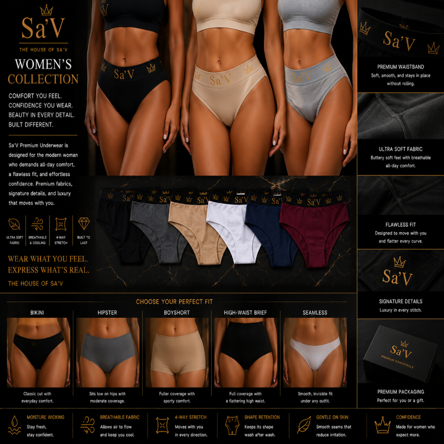 Sa'V Premium Women's Panties