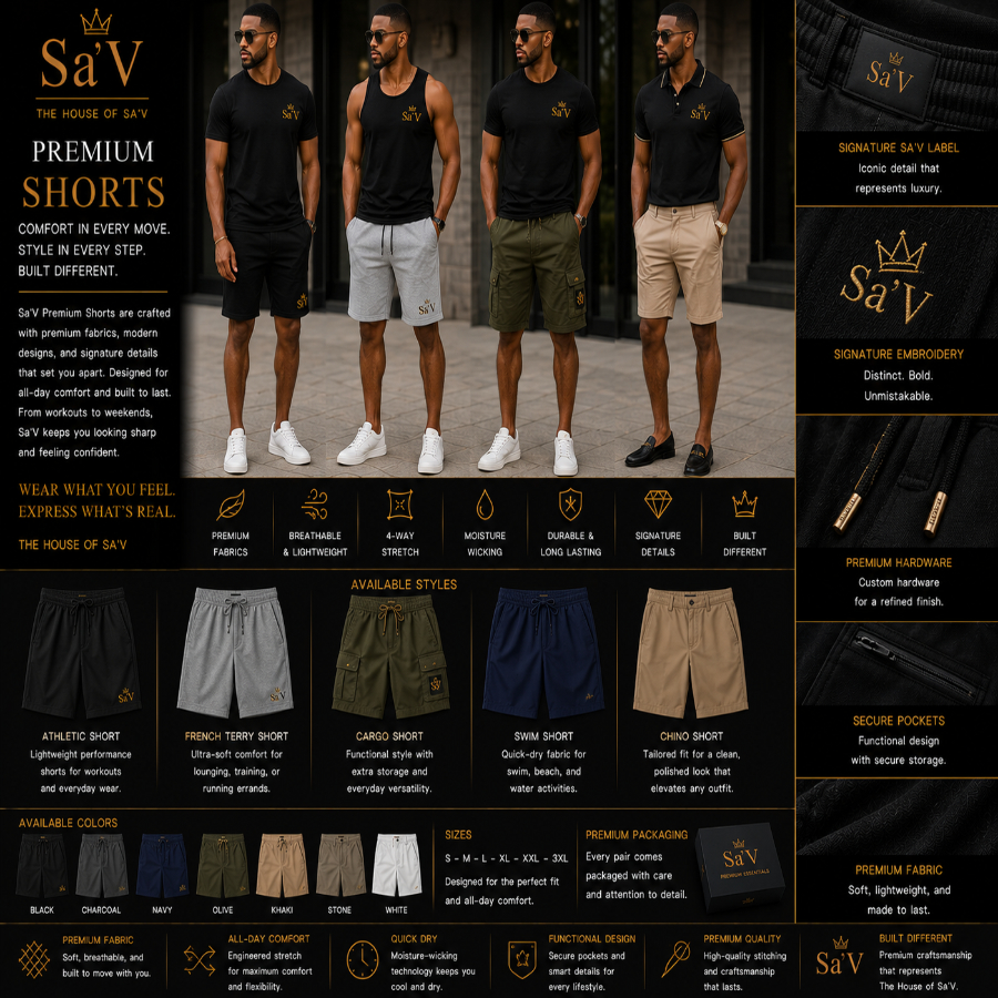 Sa'V Premium Shorts