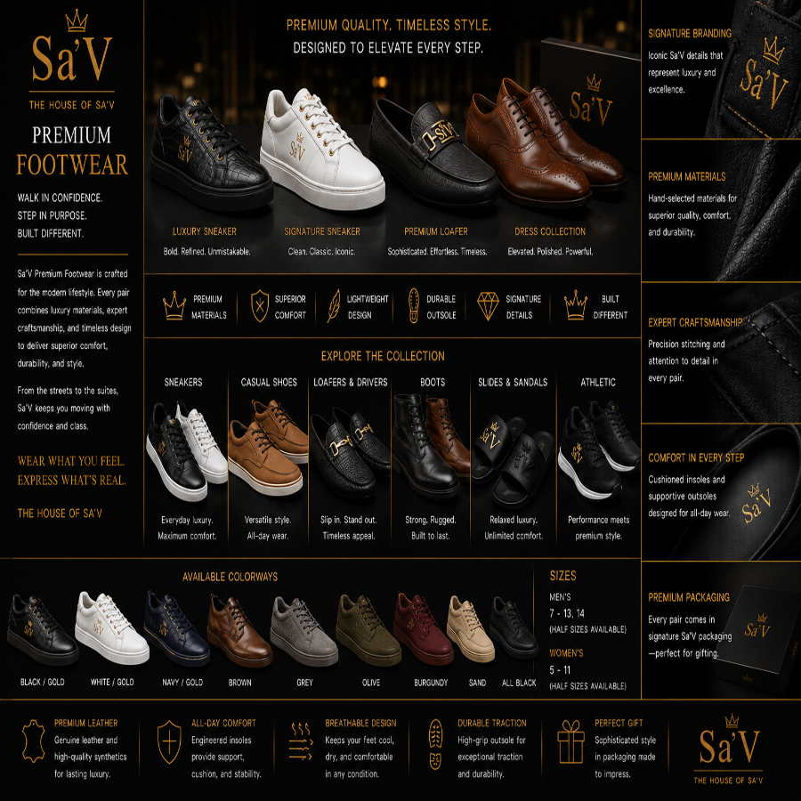 Sa'V Premium Footwear Collection