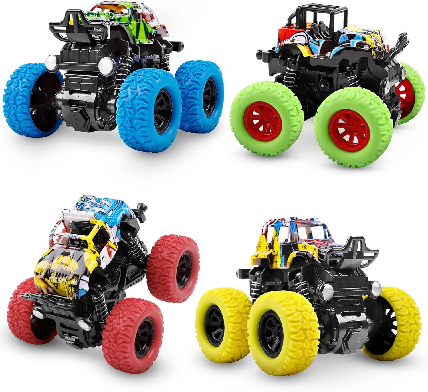 Colorful Monster Trucks