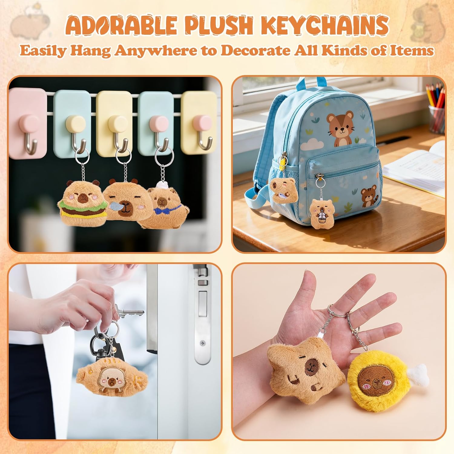 Adorable Plush Keychains