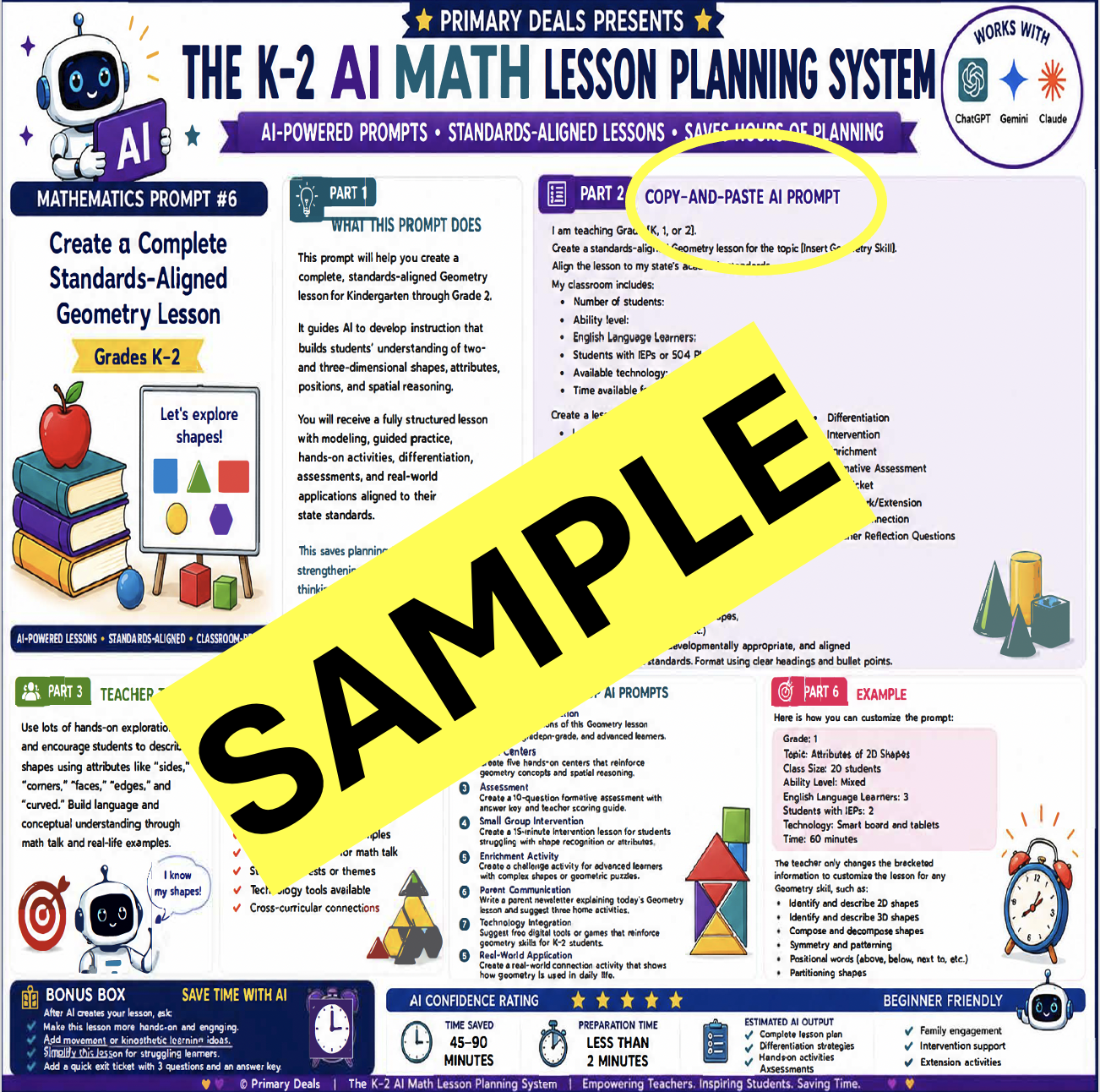 AI Math Lesson Planning System