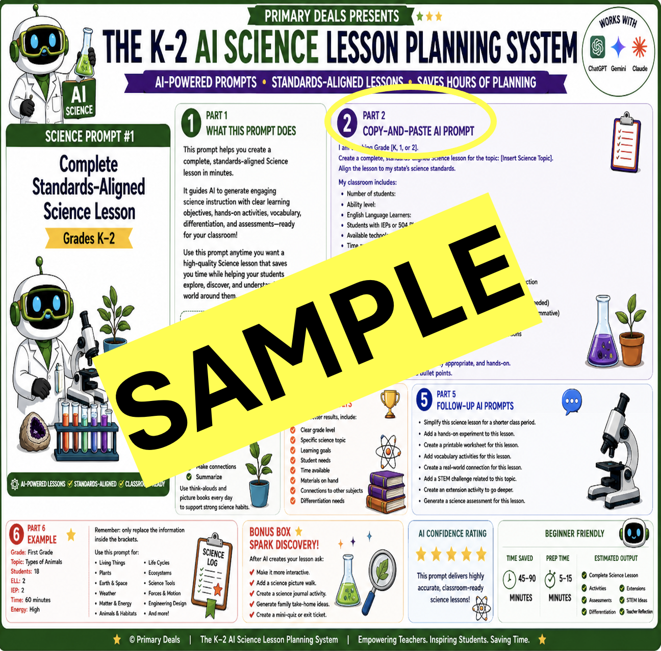 K-2 AI Science Lesson Planning System