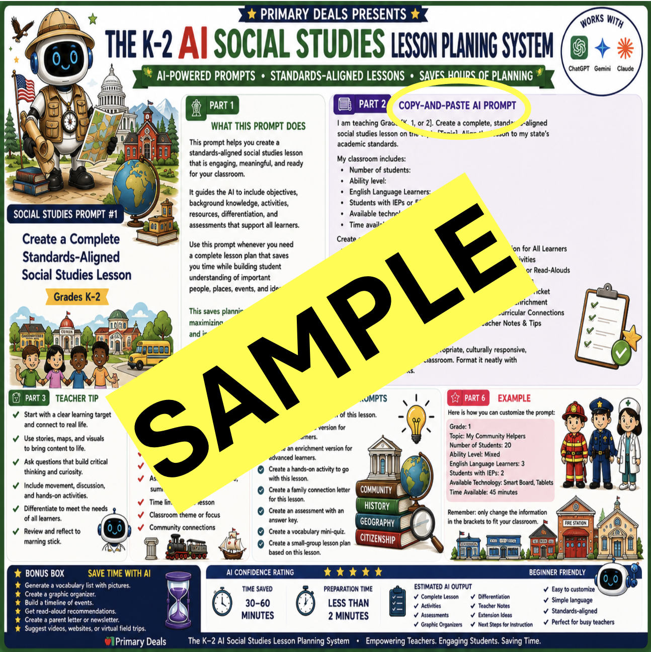 AI Social Studies Lesson Planning system
