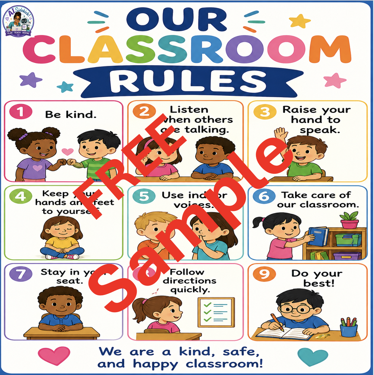 Classroom Rules Poster