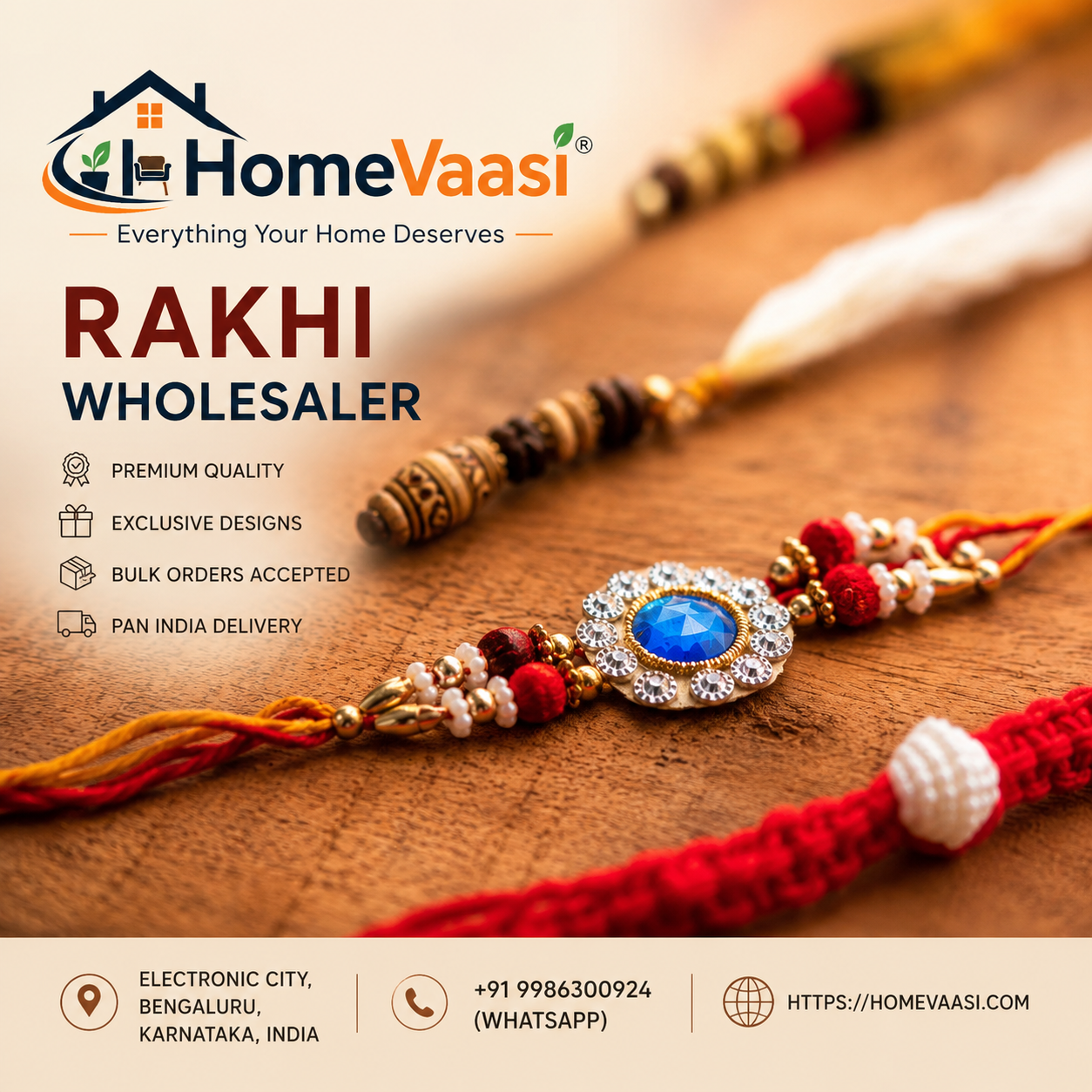 Designer Rakhi Set