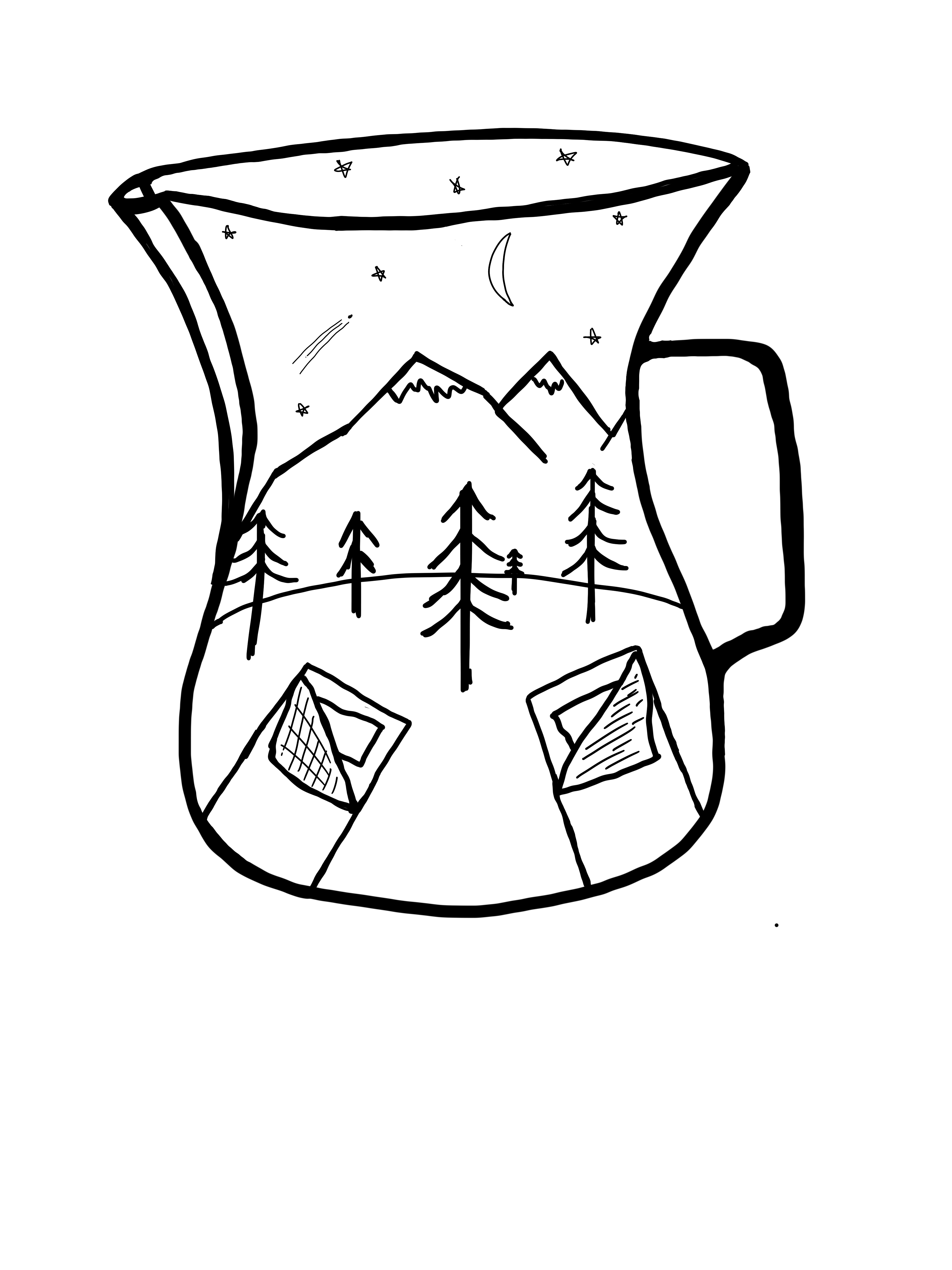 Mountain Night Pitcher