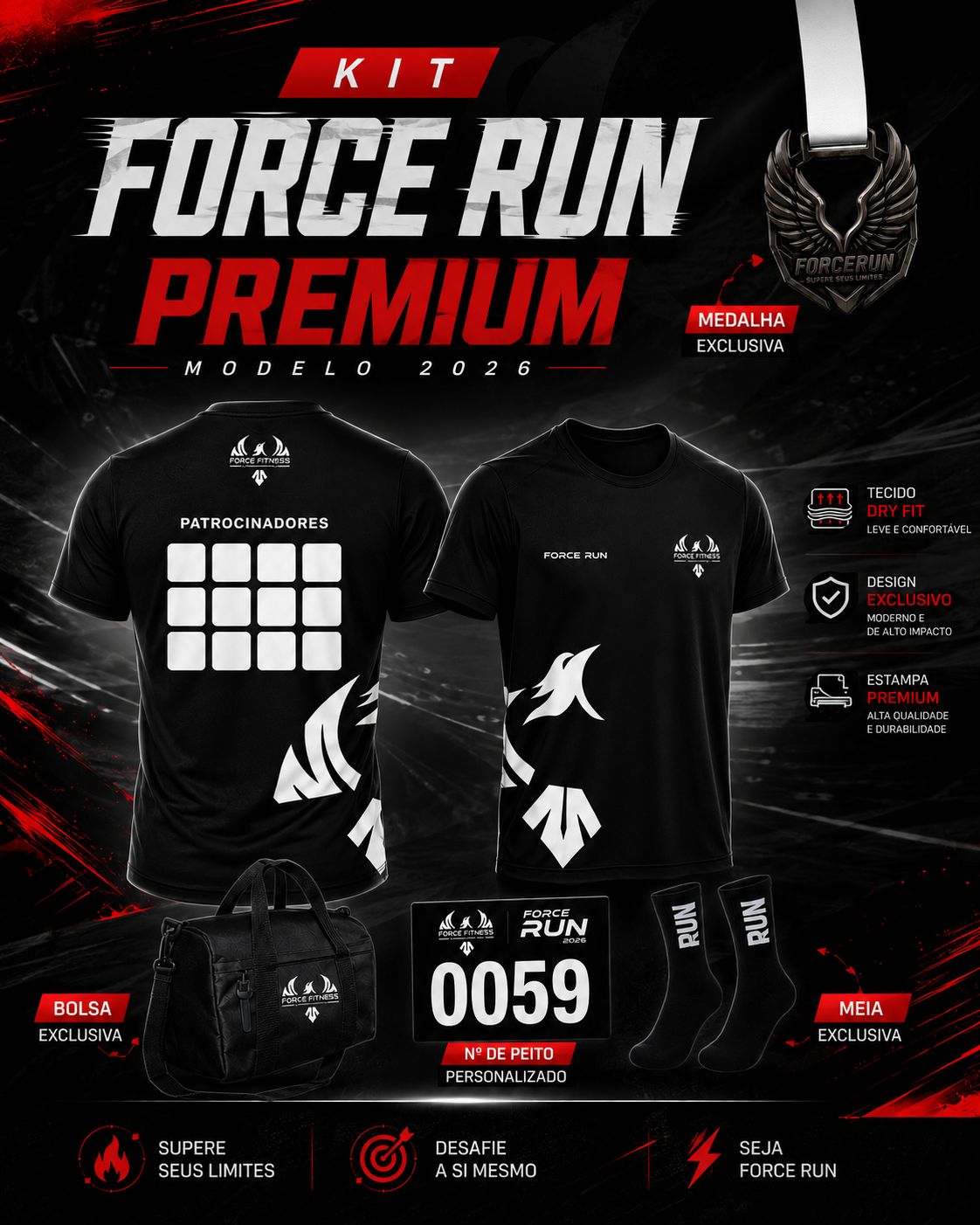 KIT FORCE RUN PREMIUM