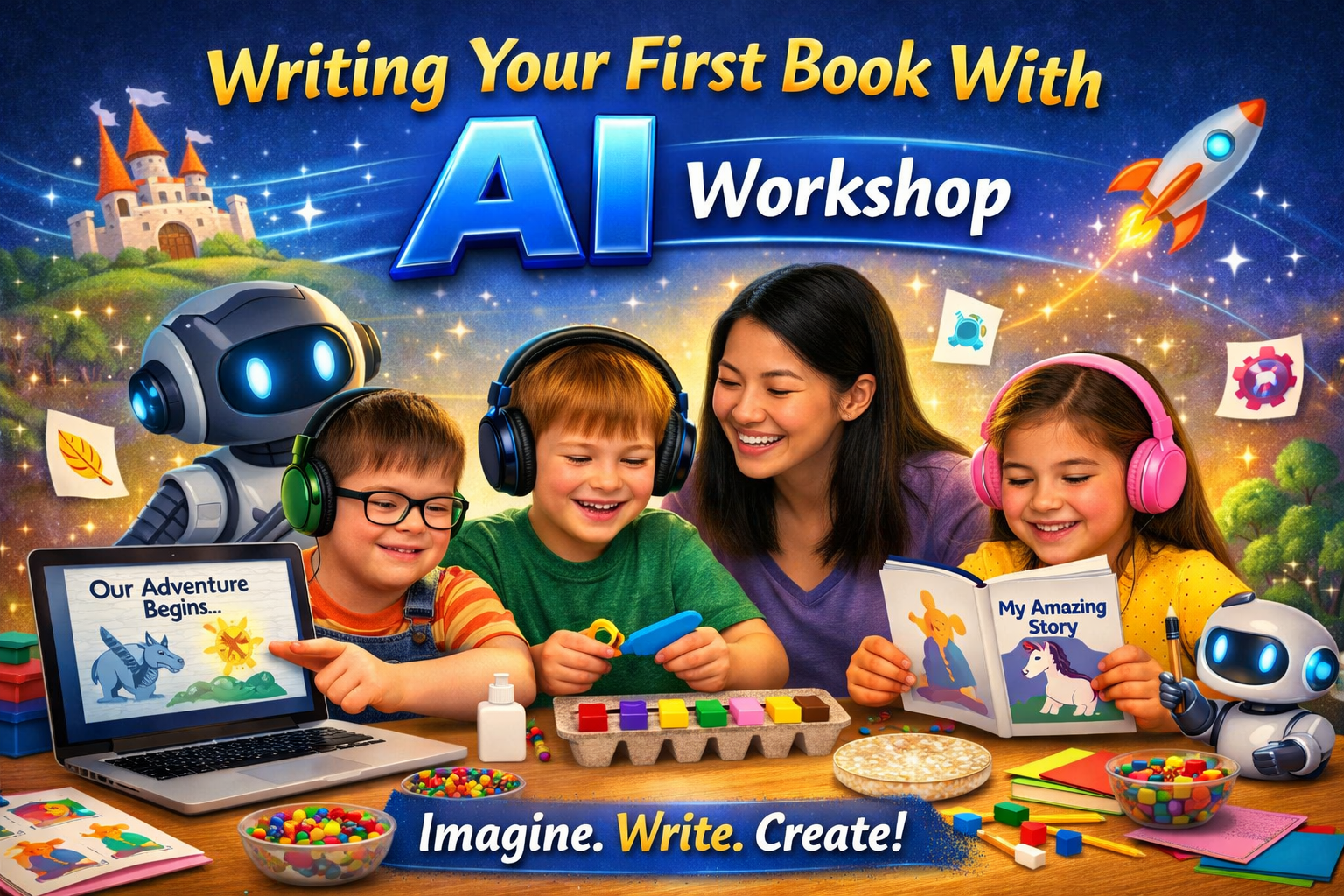  Writing Your First Book With AI Workshop (4 hours)