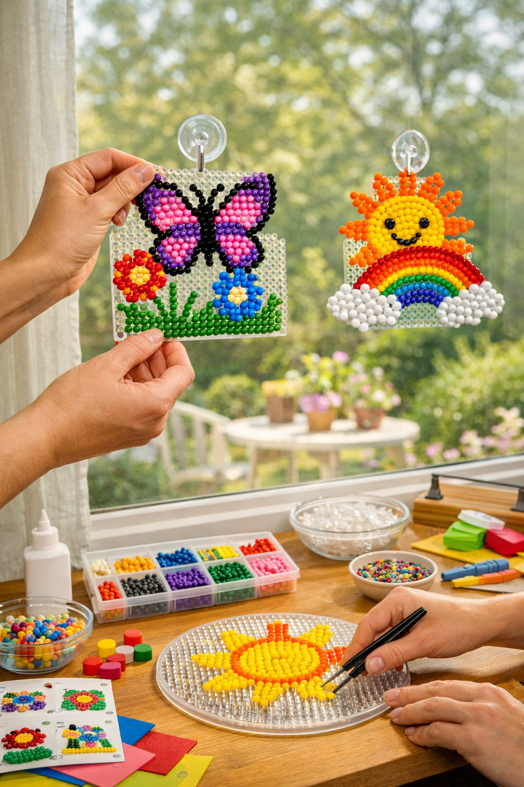 Creating Craftwork for Executive Functioning - Bead Art Window Hangings Workshop