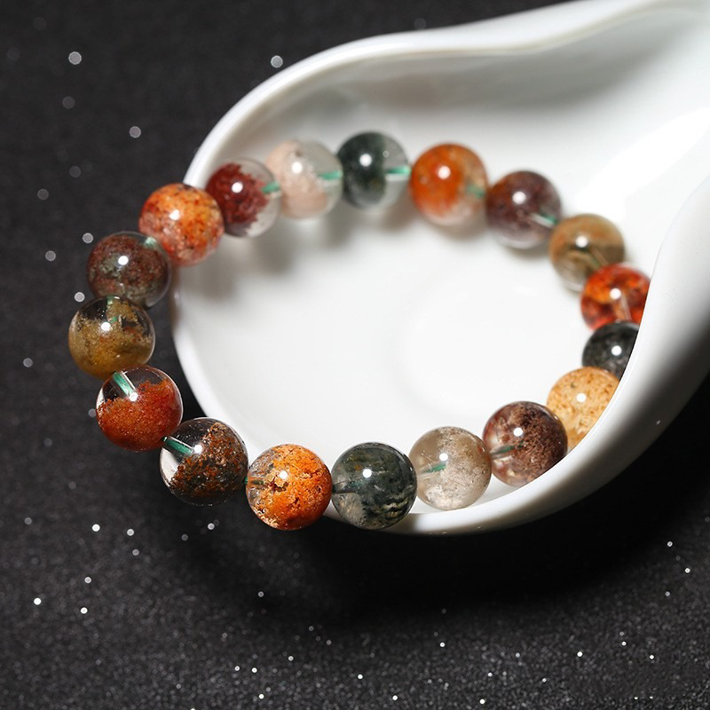 Natural Crystal Bead Bracelet