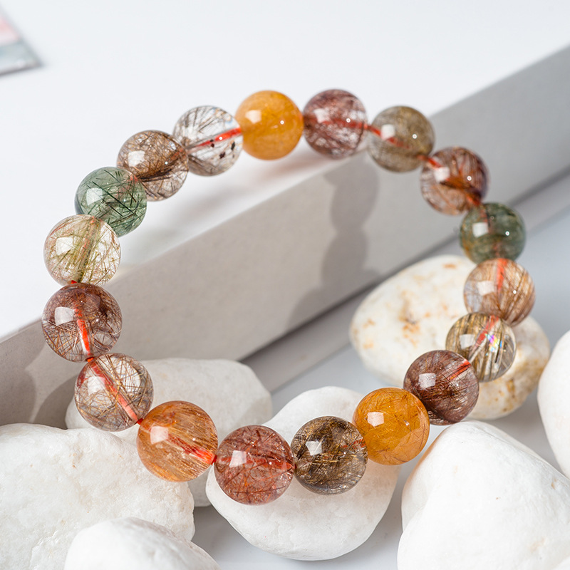 Natural Rutilated Quartz Bracelet