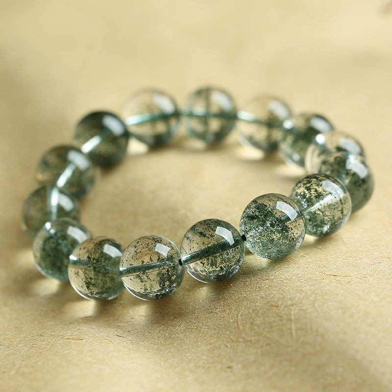 Moss Agate Crystal Bracelet