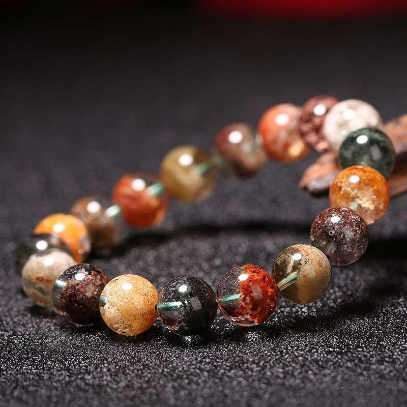 Natural Crystal Bead Bracelet