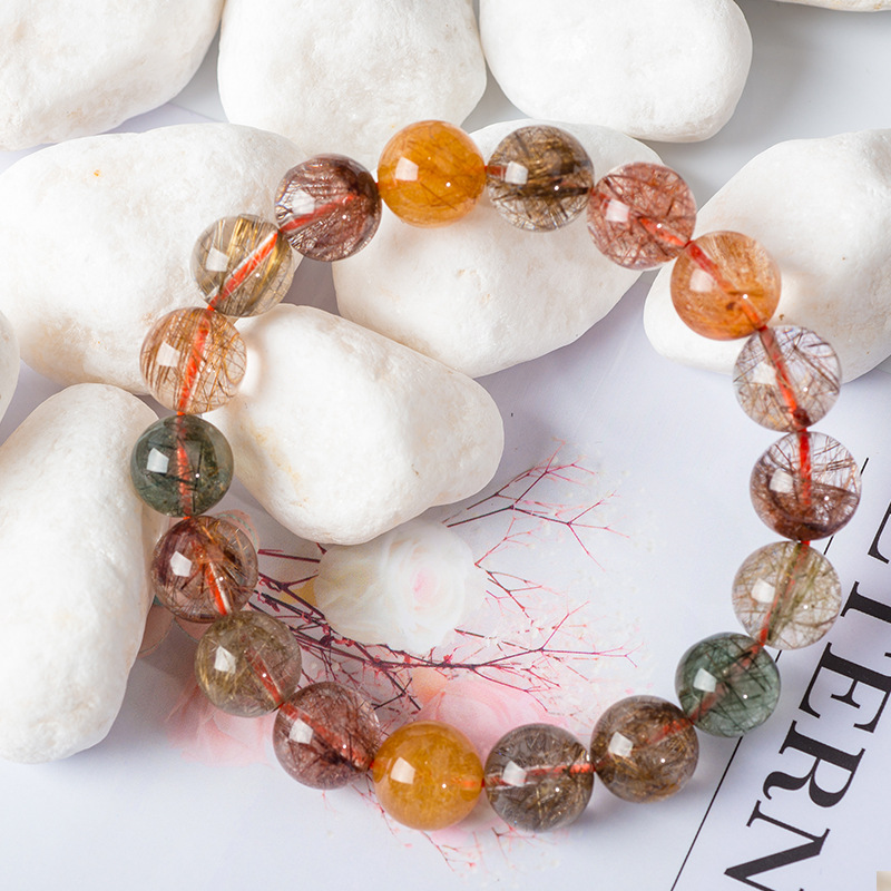 Natural Rutilated Quartz Bracelet