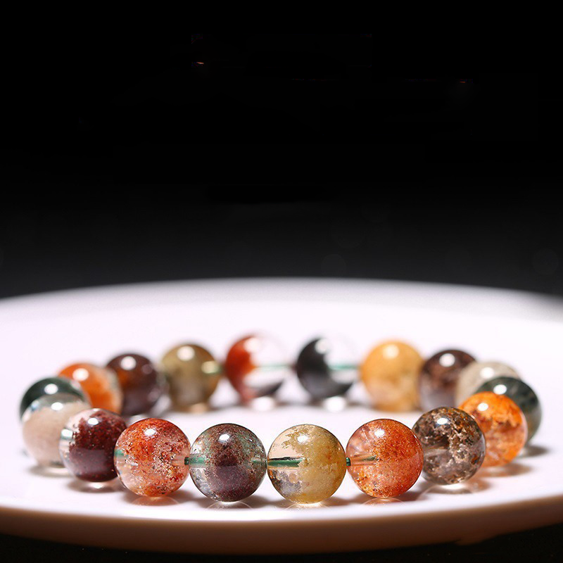 Natural Crystal Bead Bracelet
