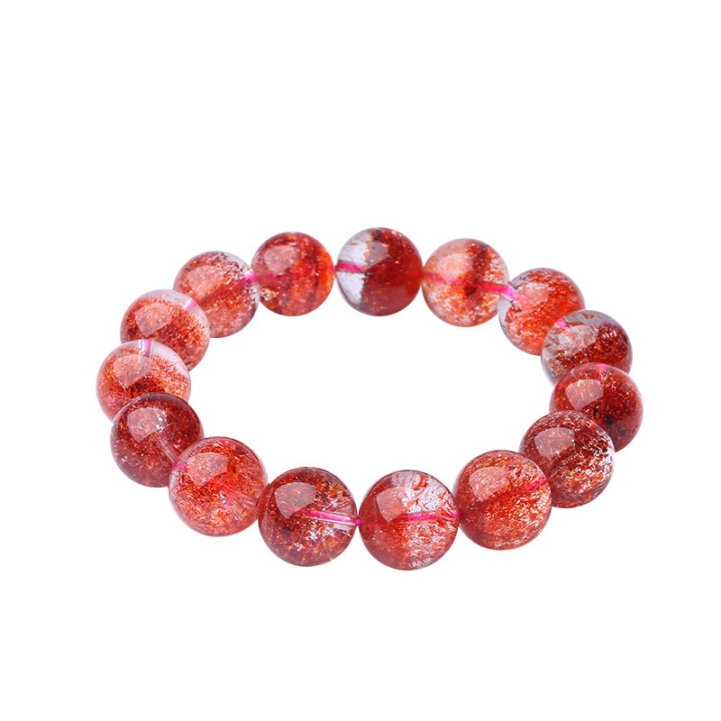 Red Crystal Bead Bracelet