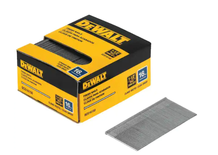 DEWALT 16-Gauge Finish Nails