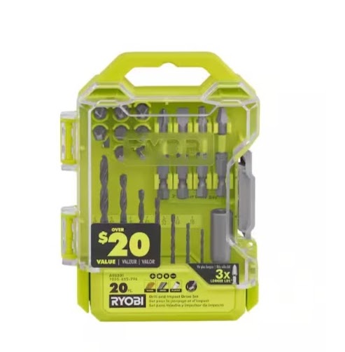 Ryobi 20-Piece Drill and Drive Set