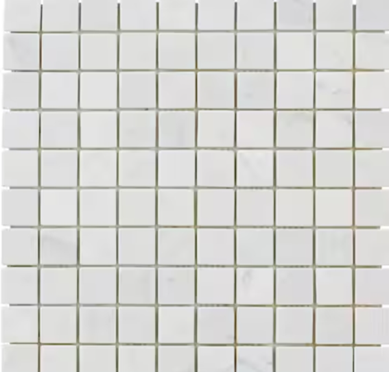 White Marble Mosaic Tile Sheet