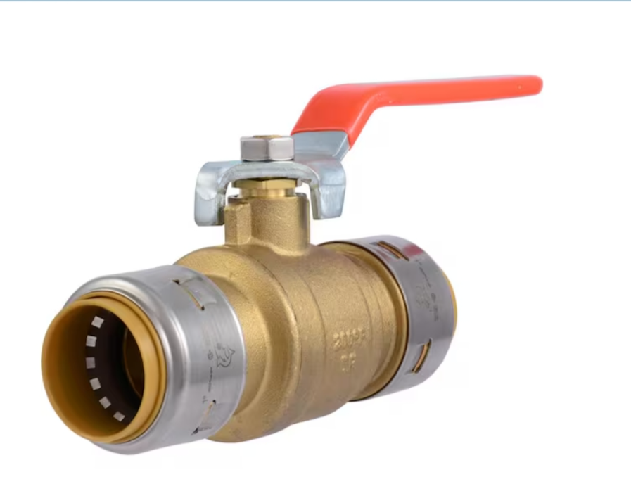 Brass Ball Valve with Press-Fit Ends