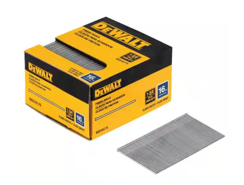 DEWALT 16 Gauge Finish Nails
