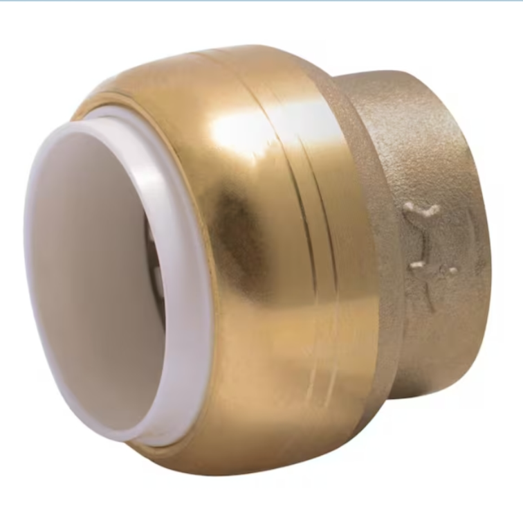 Brass Push-to-Connect Coupling