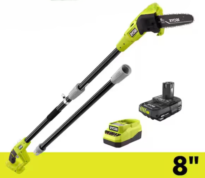 Ryobi 8-Inch Cordless Pole Saw