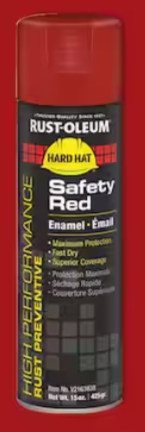 Rust-Oleum Safety Red Enamel Spray