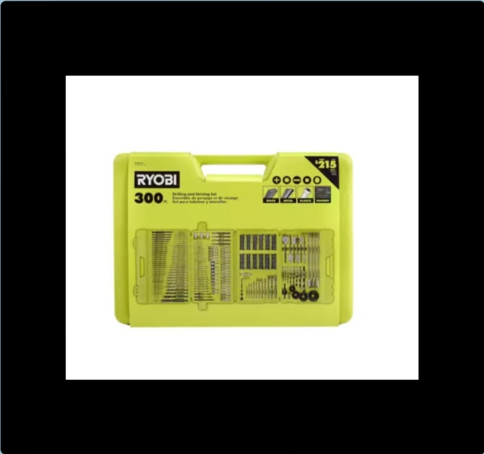 RYOBI 300-Piece Drill and Drive Kit