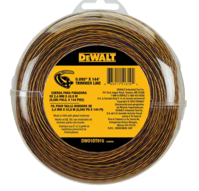 DEWALT Trimmer Line 0.095" x 144'