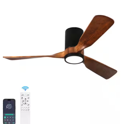 Smart Wood Ceiling Fan