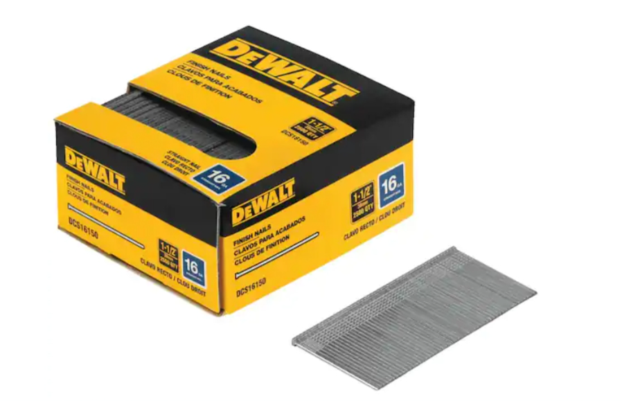 DEWALT 16-Gauge Finish Nails
