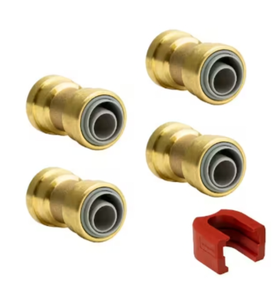 Push-to-Connect Brass Coupling Set