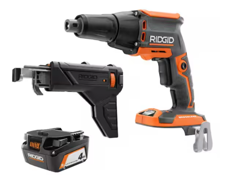 RIDGID Cordless Screw Gun Kit
