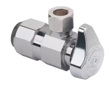 Chrome Angle Stop Valve