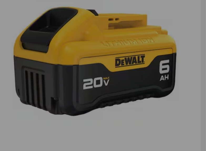 DEWALT 20V MAX 6.0Ah Lithium-Ion Battery