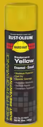 Rust-Oleum Hard Hat Yellow Enamel Spray