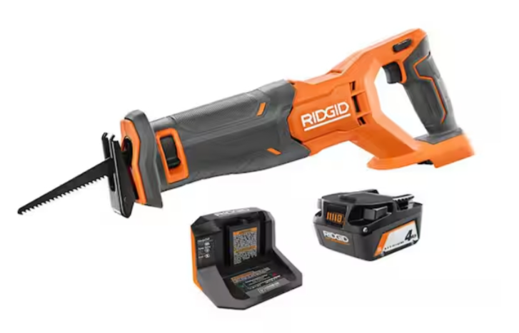 RIDGID Cordless Reciprocating Saw Kit