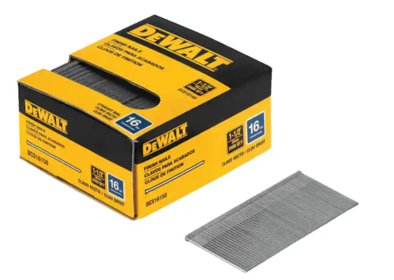 DEWALT 16-Gauge Finish Nails