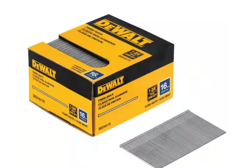 DEWALT 16-Gauge Finish Nails
