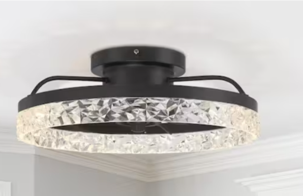 Crystal Flush Mount Ceiling Light