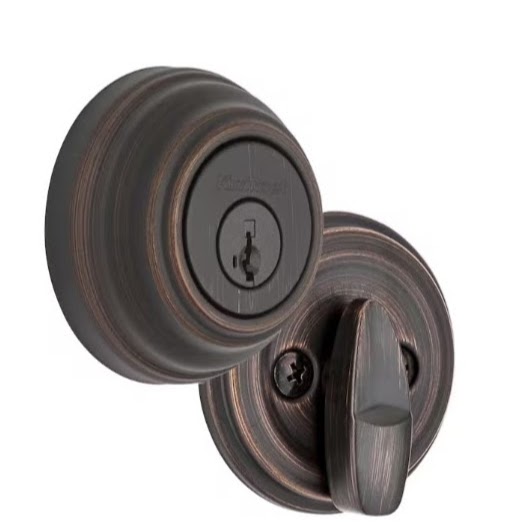 Oil-Rubbed Bronze Deadbolt Lock