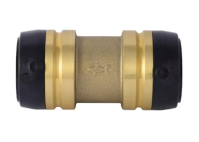 Brass Push-to-Connect Coupling