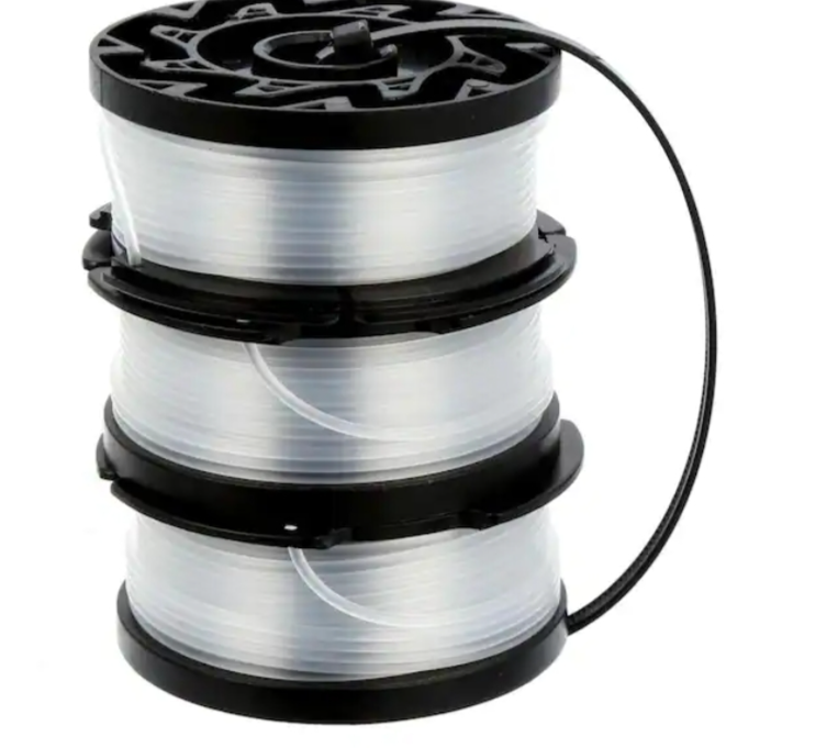 3-Pack Clear Fishing Line Spools
