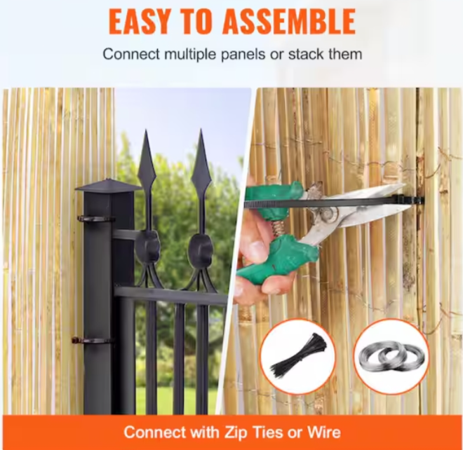 Bamboo Privacy Fence Panel