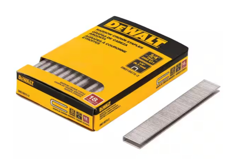 DEWALT 18-Gauge Crown Staples