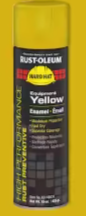 Rust-Oleum Hard Hat Yellow Spray Paint