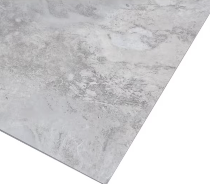 Gray Marble Effect Vinyl Floor Tile